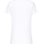 T-shirt con ricamo logo lettering 101752 A2RDZ04 PINKO 