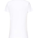 T-shirt con ricamo logo lettering 101752 A2RDZ04 PINKO 