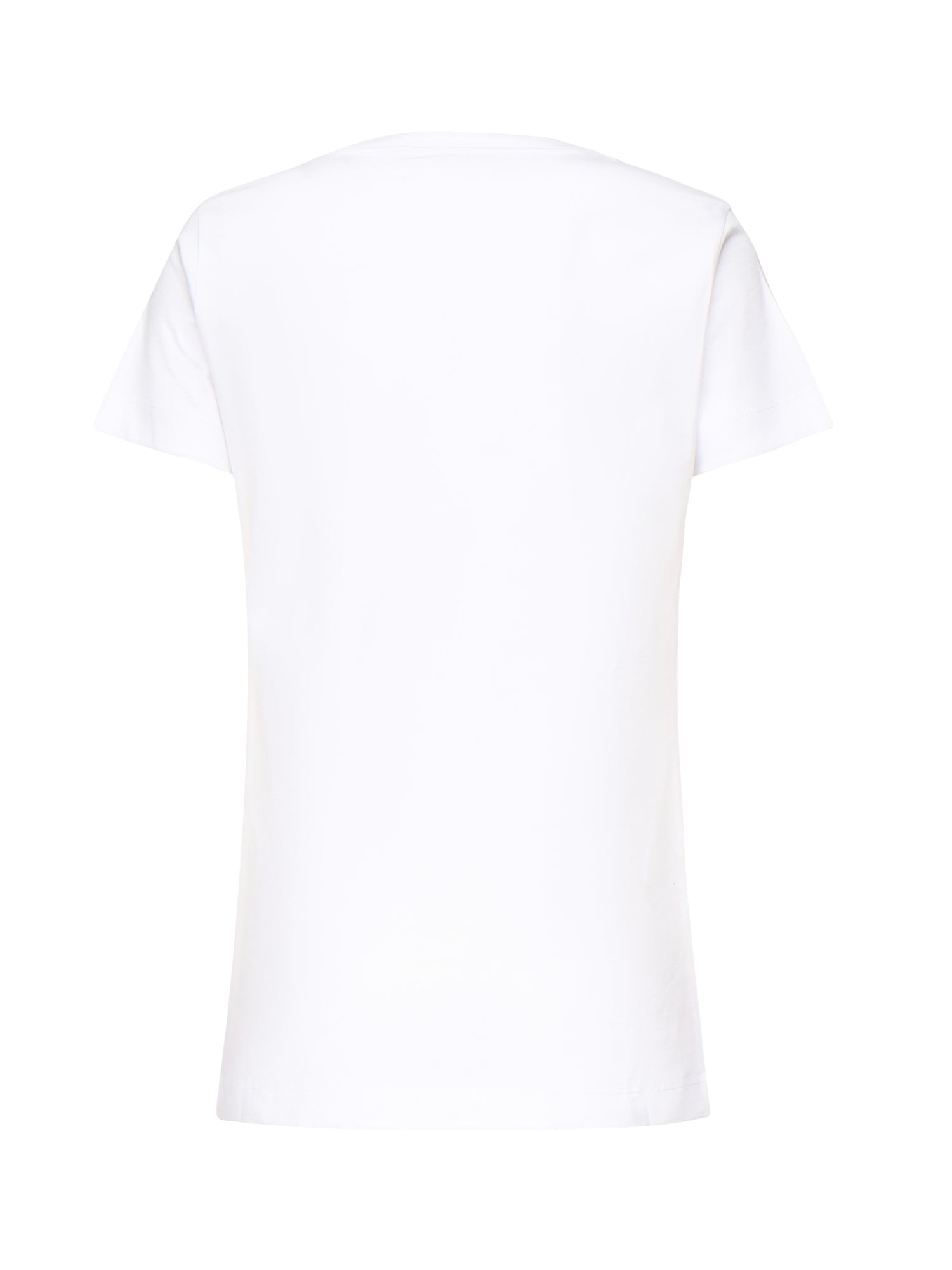 T-shirt con ricamo logo lettering 101752 A2RDZ04 PINKO 
