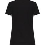 T-shirt con ricamo logo lettering 101752 A2RDZ99 PINKO 