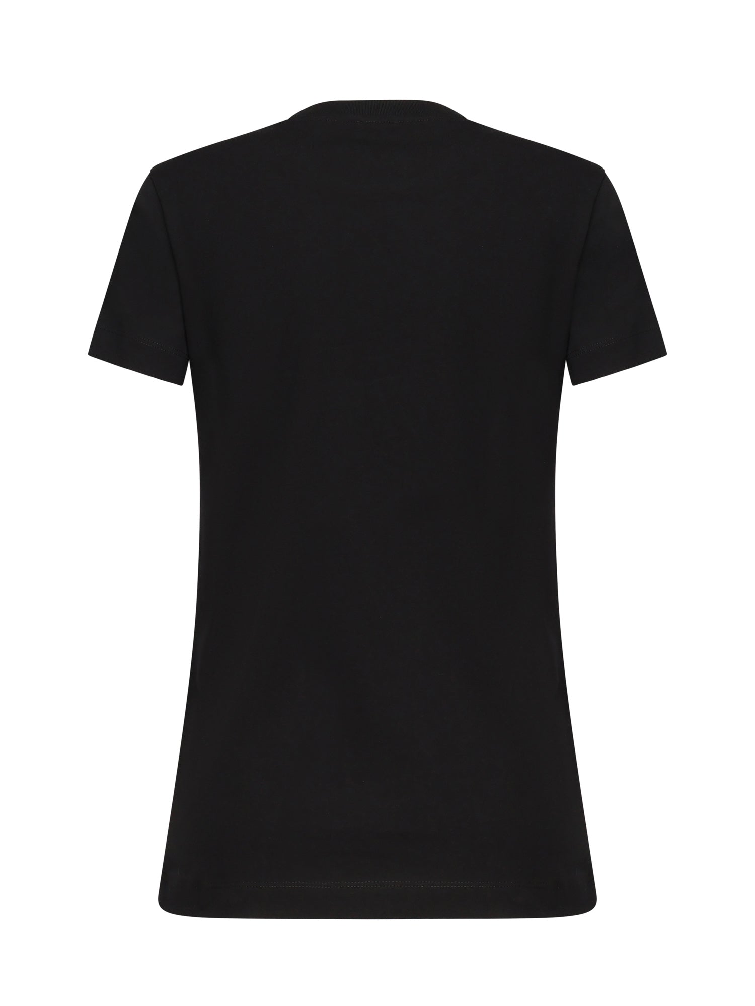 T-shirt con ricamo logo lettering 101752 A2RDZ99 PINKO 