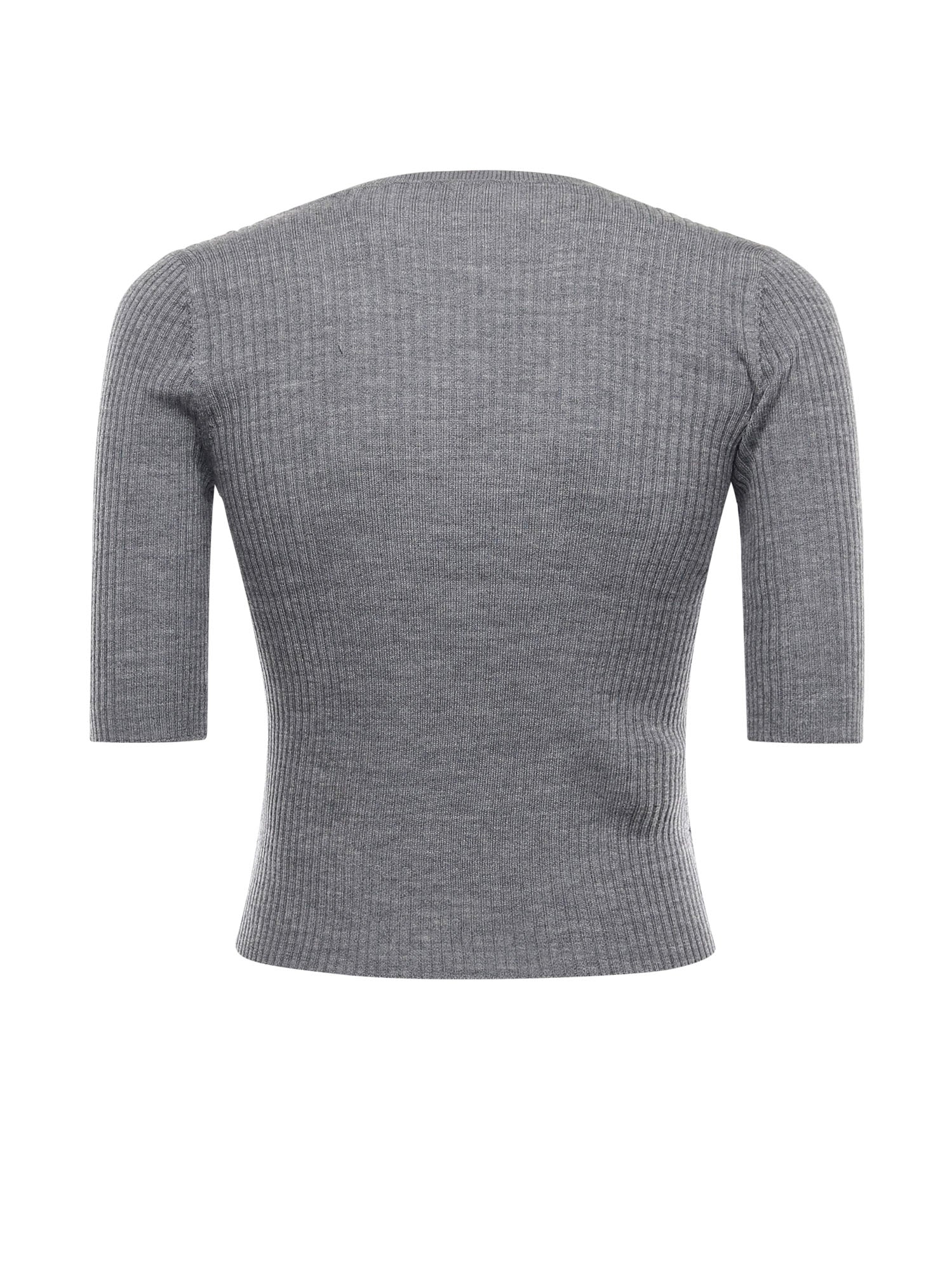 Maglia cropped con logo 102017 A18MII2 PINKO 