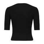 Maglia cropped con logo 102017 A18MZ99 PINKO 