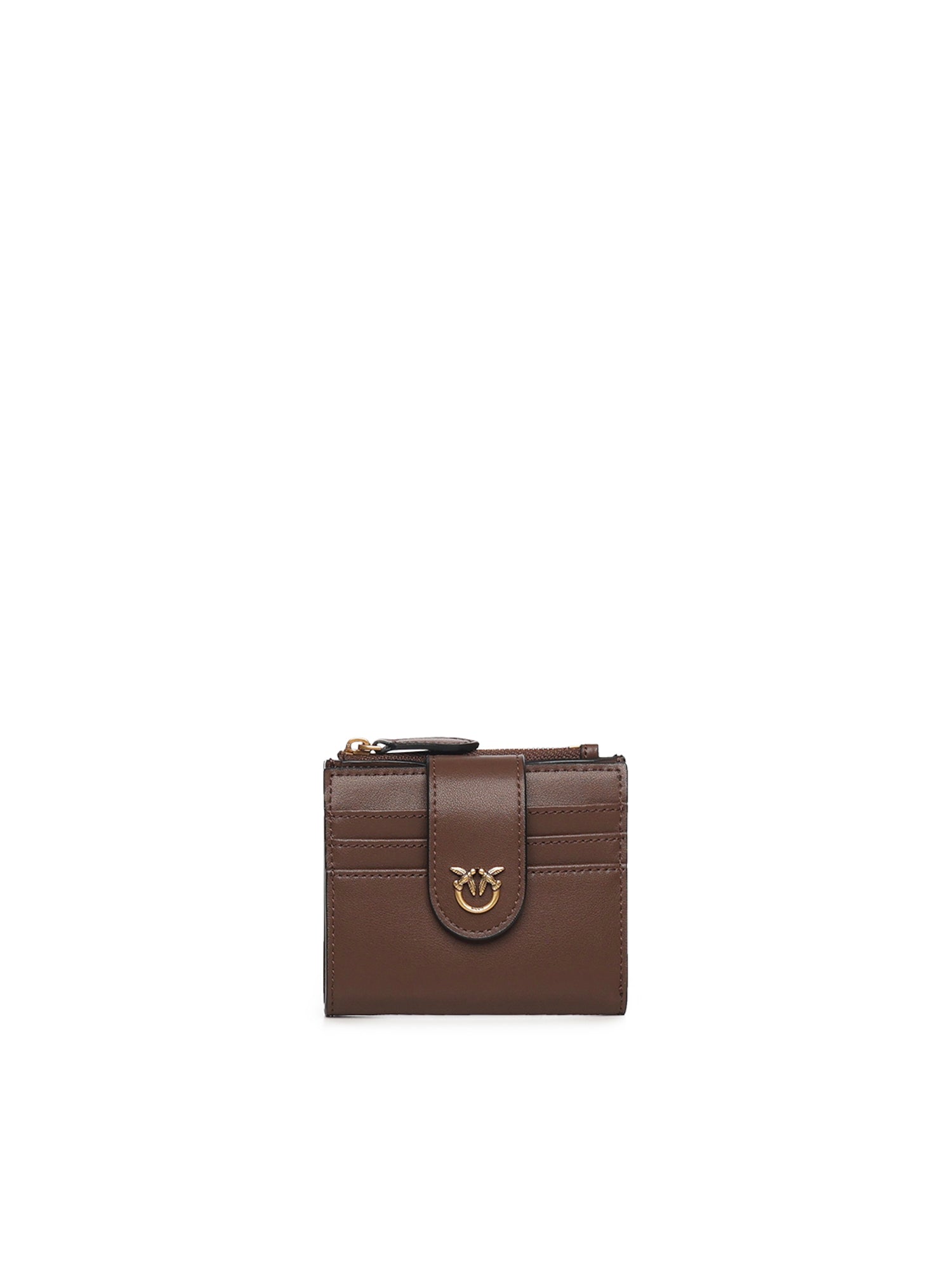 Portafoglio zip-around in nappa 103610 A0F1L74Q PINKO 