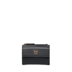 Portafoglio compatto in pelle 103612 A0F1Z99Q PINKO 