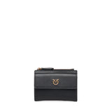 Portafoglio compatto in pelle 103612 A0F1Z99Q PINKO 