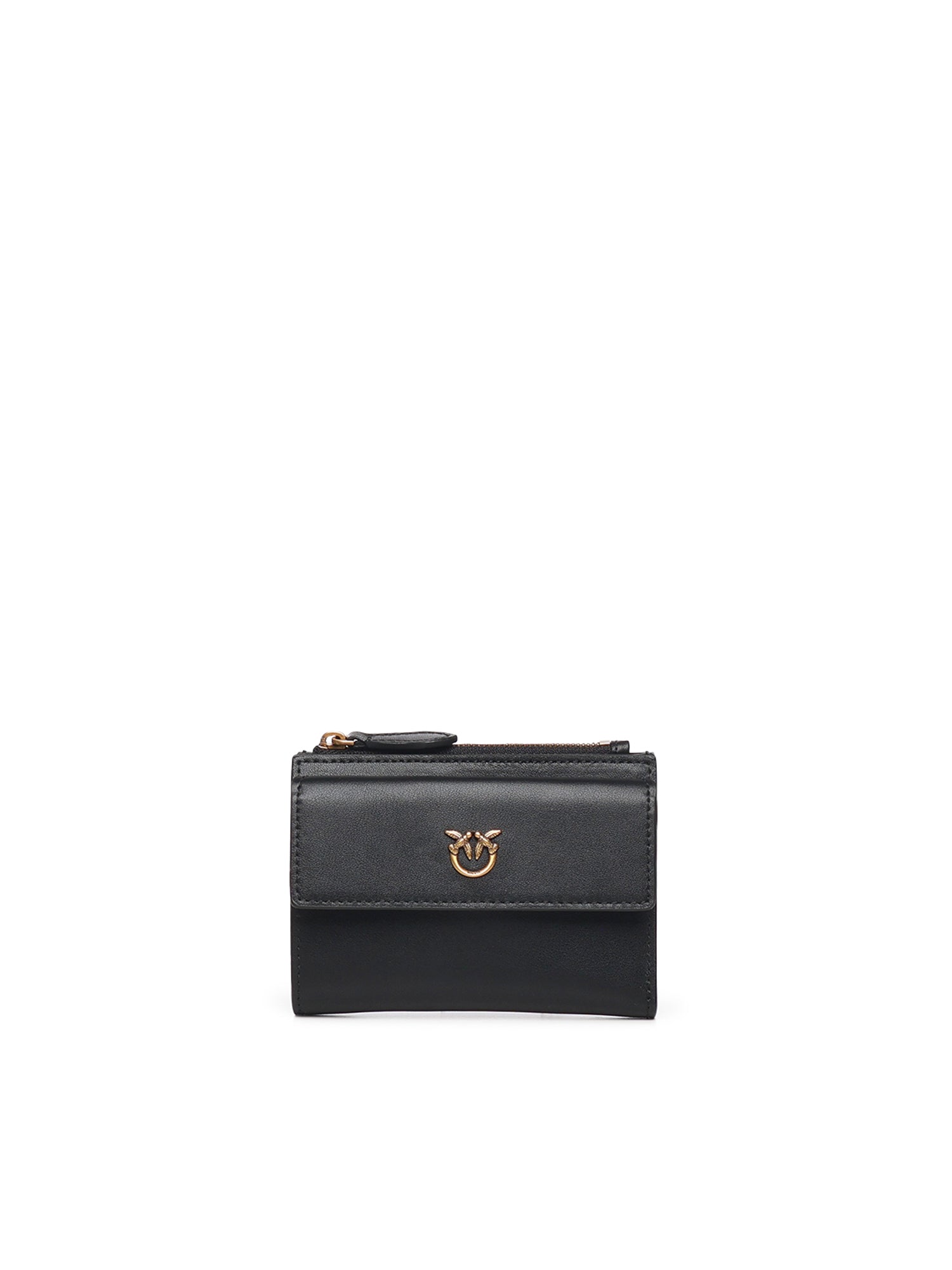 Portafoglio compatto in pelle 103612 A0F1Z99Q PINKO 