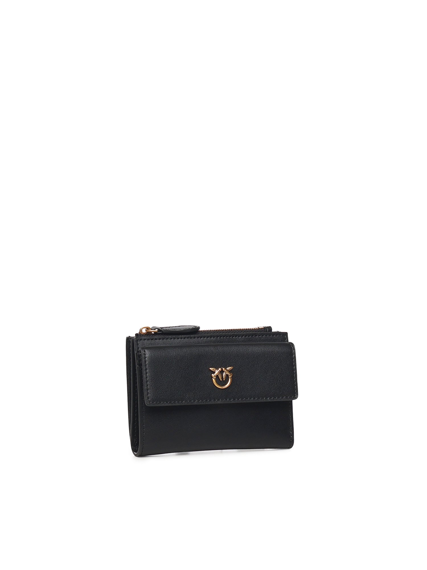 Portafoglio compatto in pelle 103612 A0F1Z99Q PINKO 