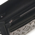Portafoglio in pelle full strass con tracolla 103765 A20DZZFN PINKO 