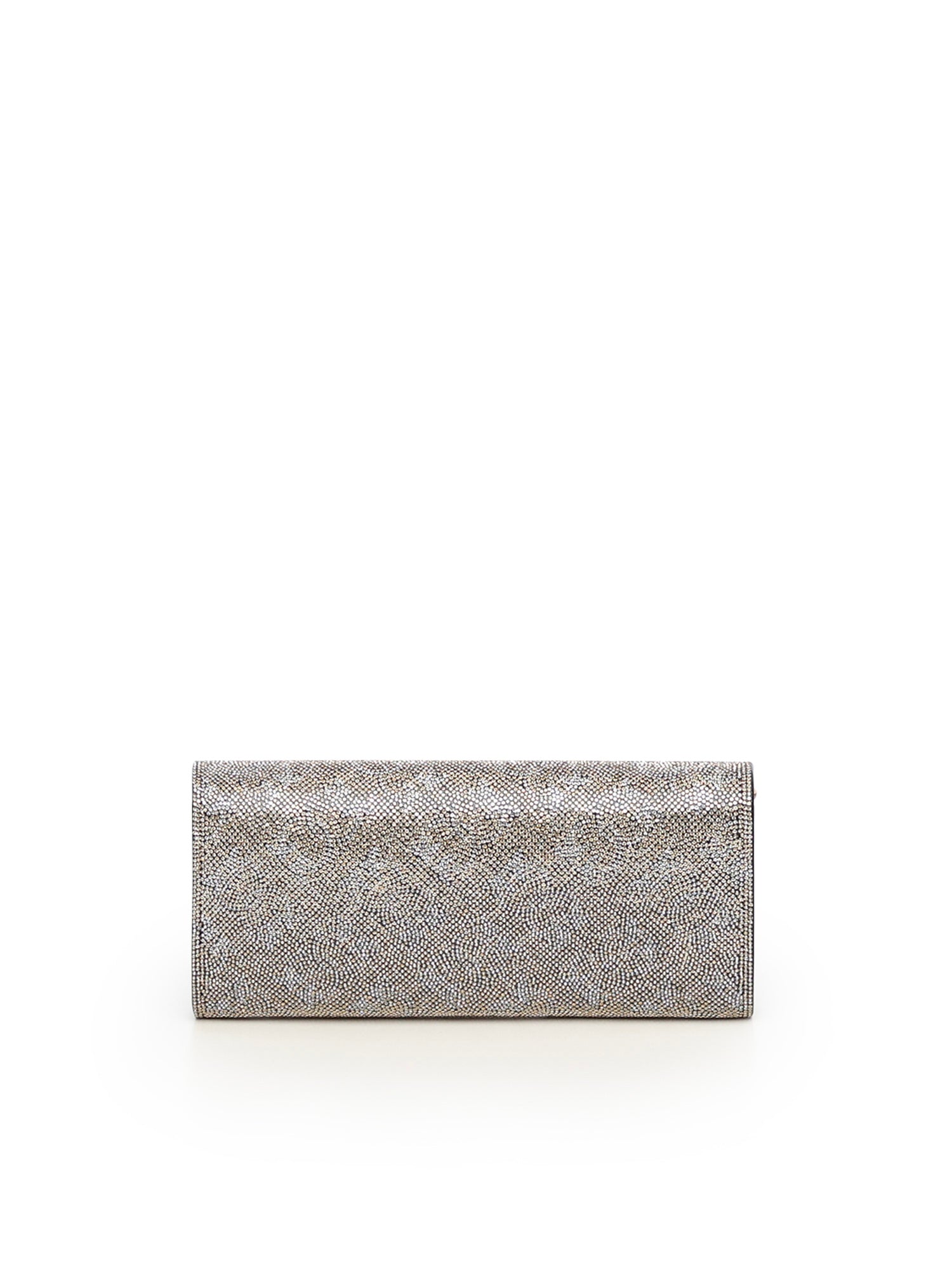 Portafoglio in pelle full strass con tracolla 103765 A20DZZLQ PINKO 