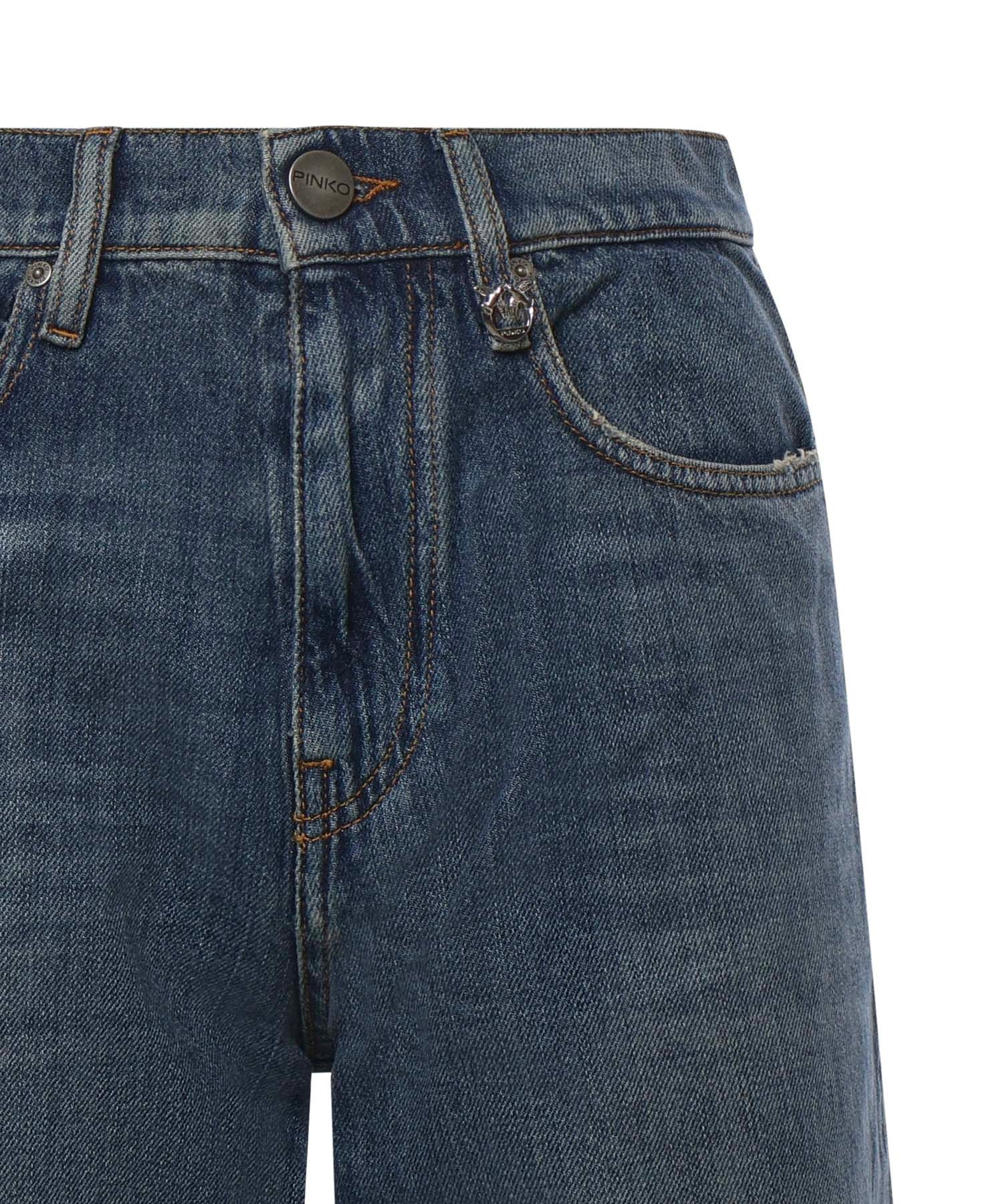 Jeans balloon in denim morbido 103857 A2RQPJC PINKO 