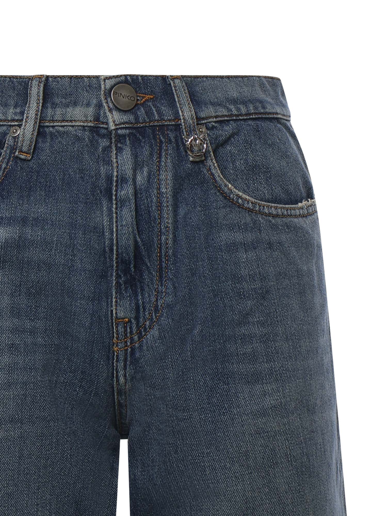 Jeans balloon in denim morbido 103857 A2RQPJC PINKO 