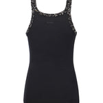 Top a costine con ricami gioiello 104109 A2TMZ99 PINKO 