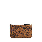 Bustina piccola a tracolla in suede leopardato 104277 A32AM35Q PINKO 