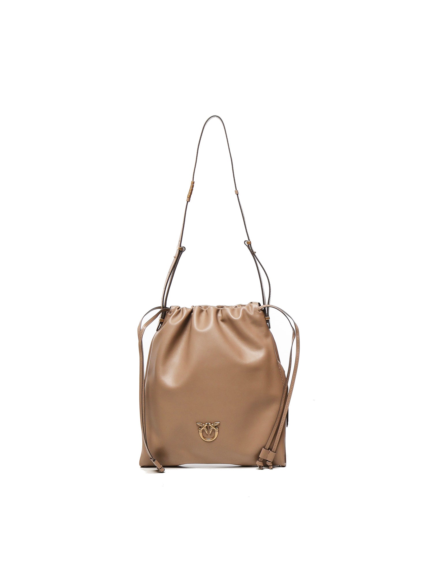 Borsa a spalla con logo 104359 A0QOD01Q PINKO 