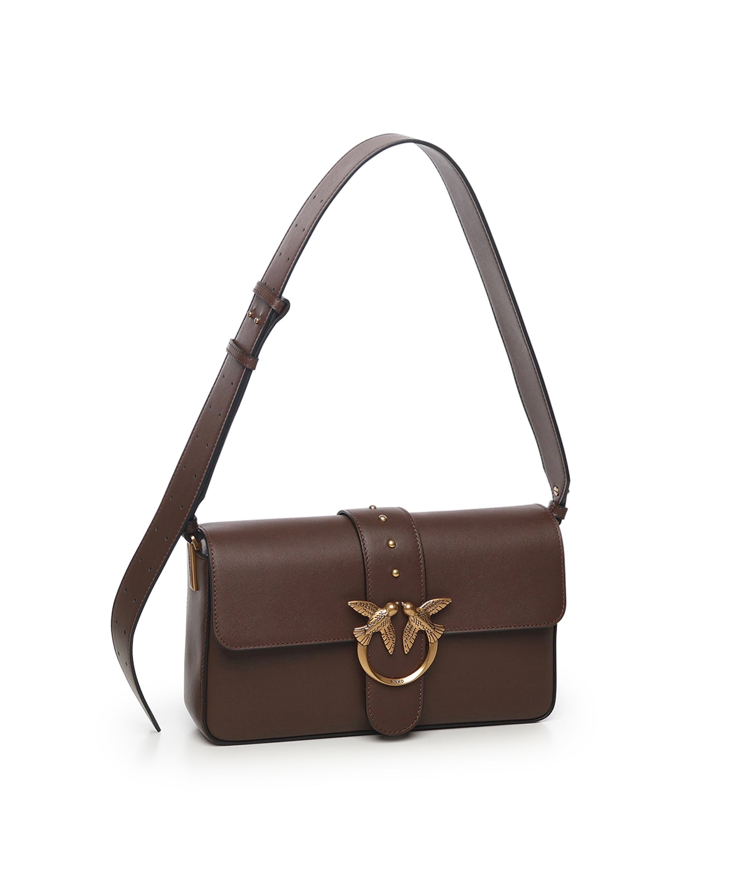 Borsa a spalla Love Bag grande in pelle 104524 A0QOL74Q PINKO 
