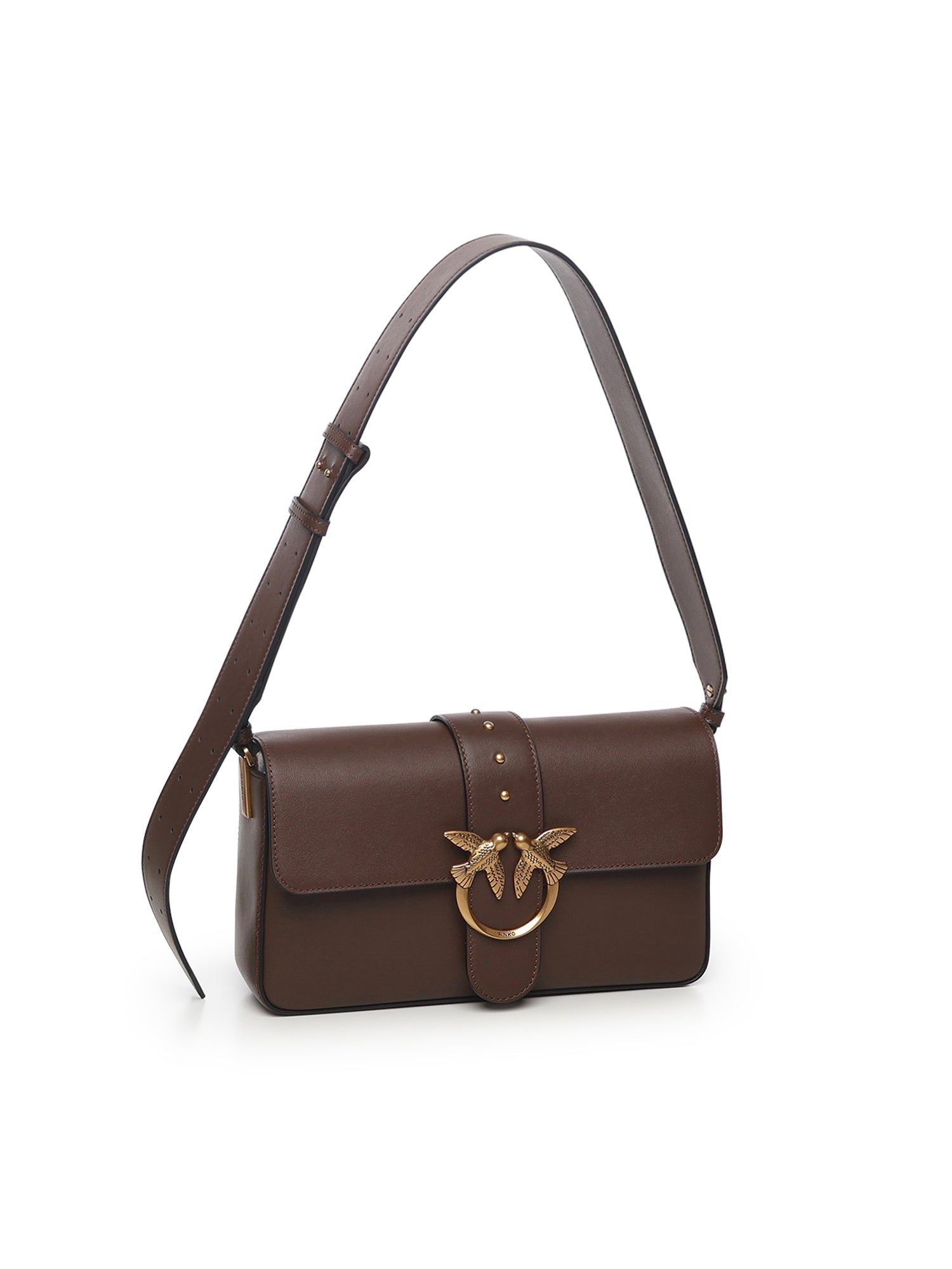 Borsa a spalla Love Bag grande in pelle 104524 A0QOL74Q PINKO 