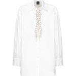 Camicia con applicazioni gioiello 104708 A2PJZ04 PINKO 