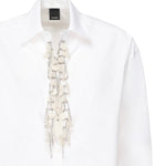 Camicia con applicazioni gioiello 104708 A2PJZ04 PINKO 