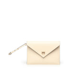 Pochette a mano in pelle con logo 104820 A0F1Z14Q PINKO 