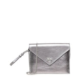 Bustina in pelle metalizzata con logo 104820 A2O9KZ7E PINKO 