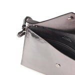 Bustina in pelle metalizzata con logo 104820 A2O9KZ7E PINKO 