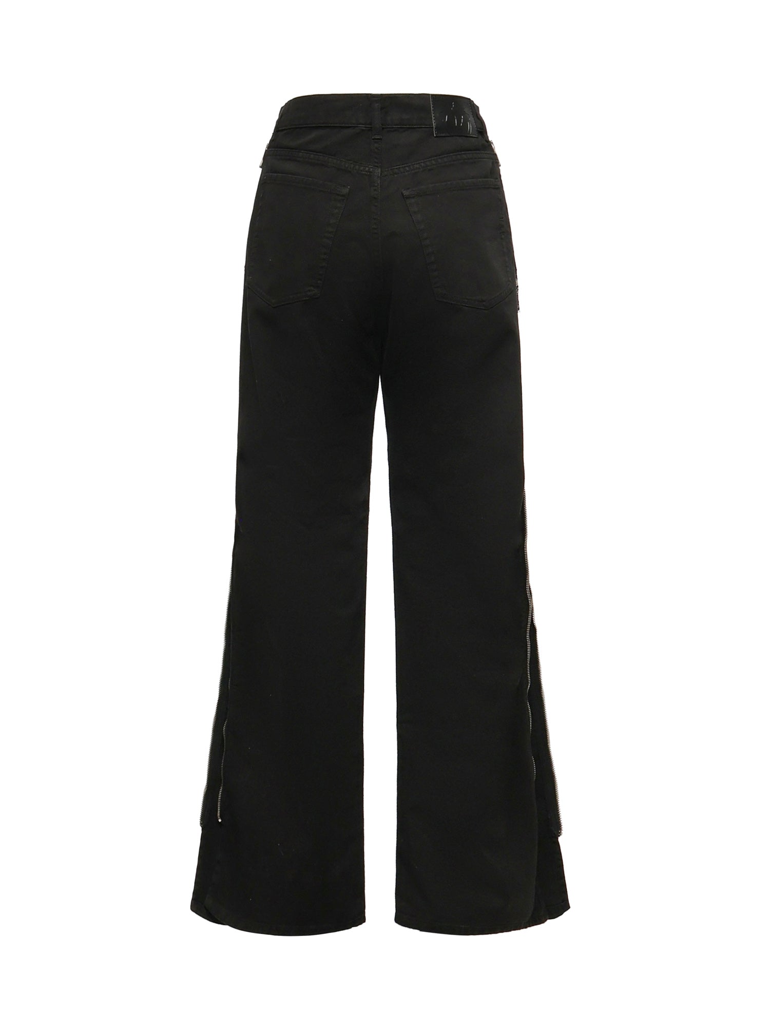 Jeans Wanda con zip laterali 104928 A2V2Z99 PINKO 