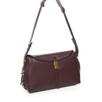 Borsa a spalla Saddle Horizontal media in pelle 105049 A1ZXLA7Q PINKO 