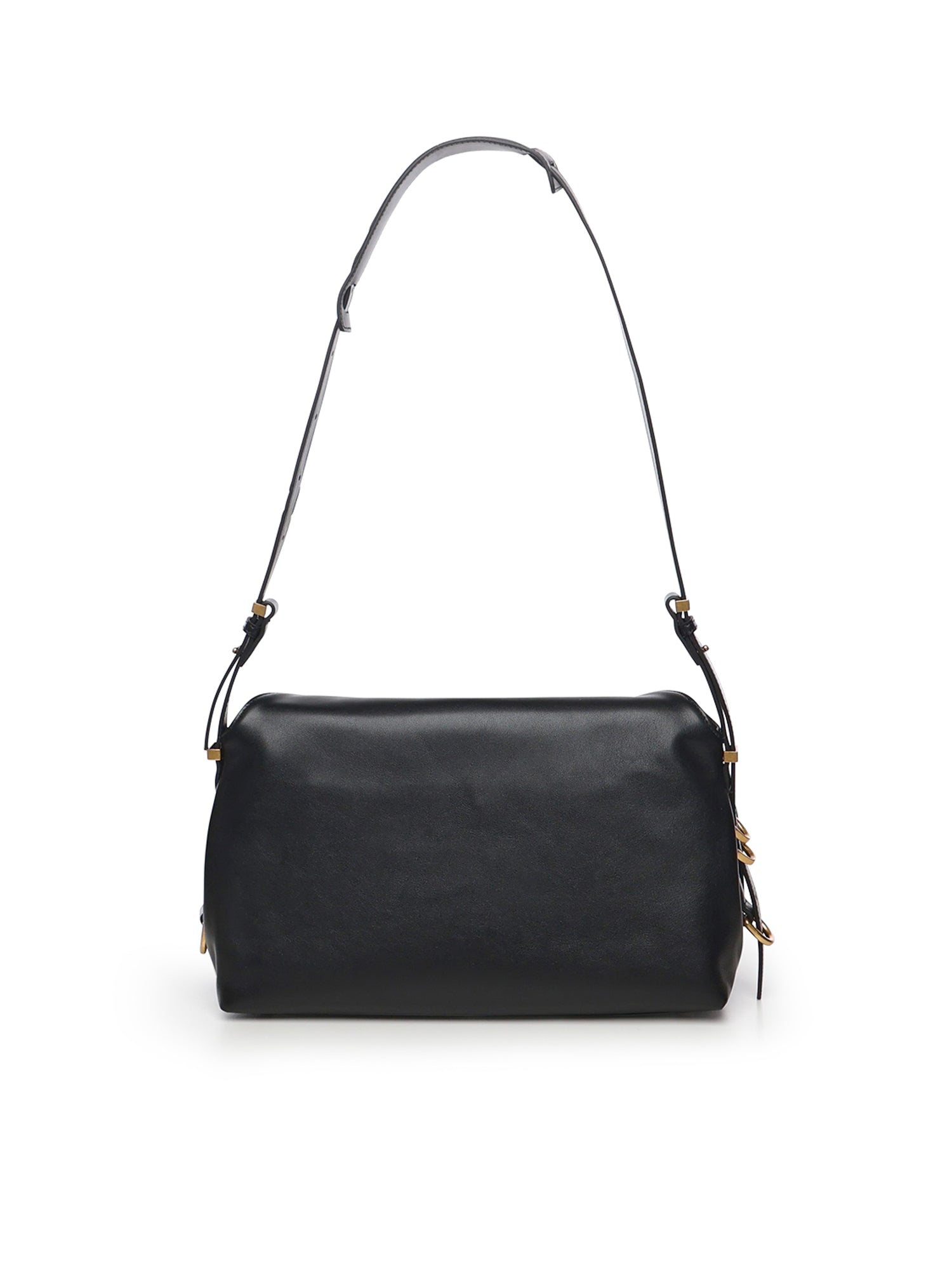 Borsa a spalla Saddle Horizontal media in pelle 105049 A1ZXZ99Q PINKO 