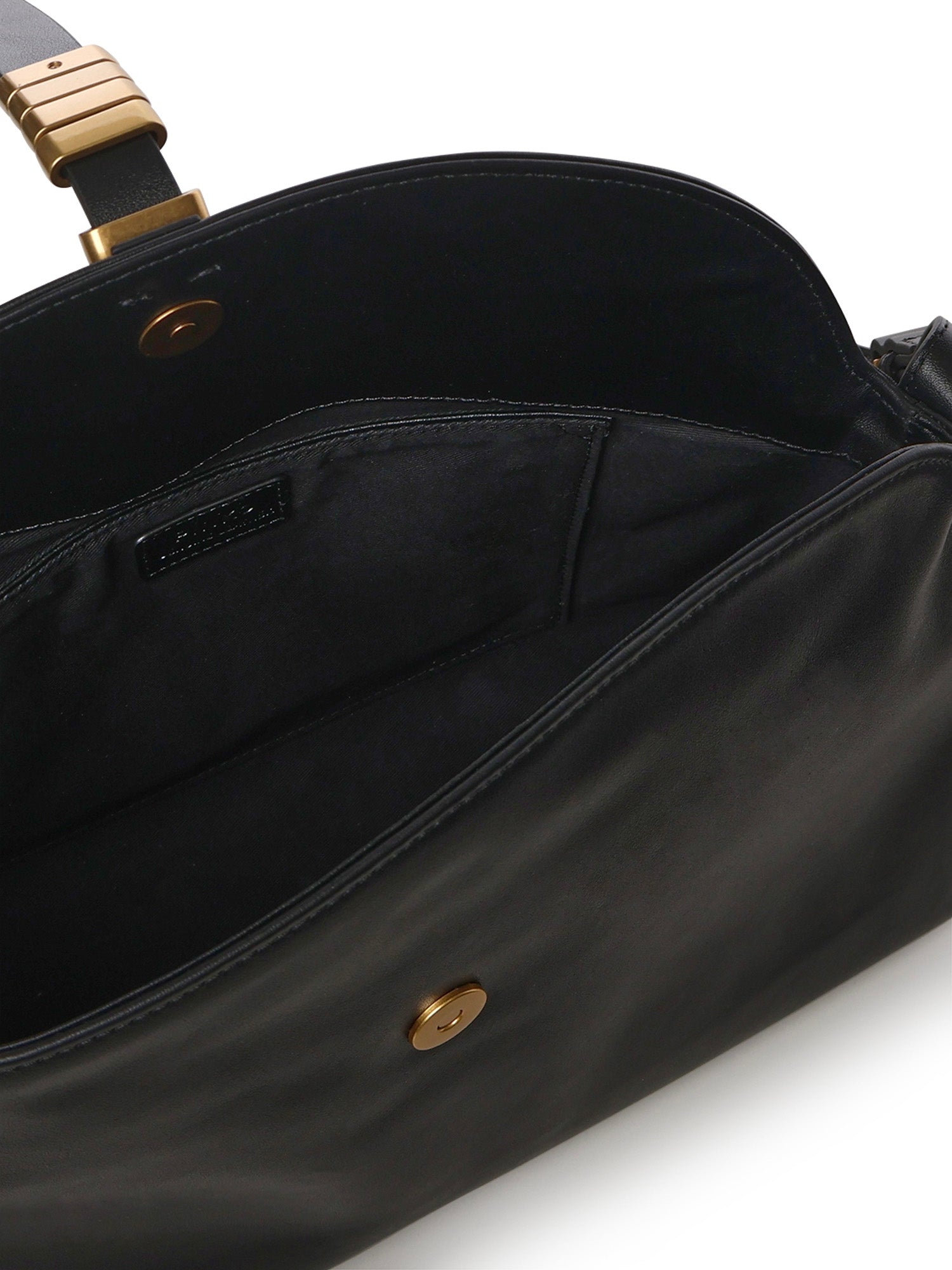 Borsa a spalla Saddle Horizontal media in pelle 105049 A1ZXZ99Q PINKO 