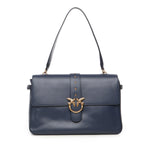 Borsa a spalla maxi Love Bag Slouchy in pelle 105067 A0QOG08Q PINKO 