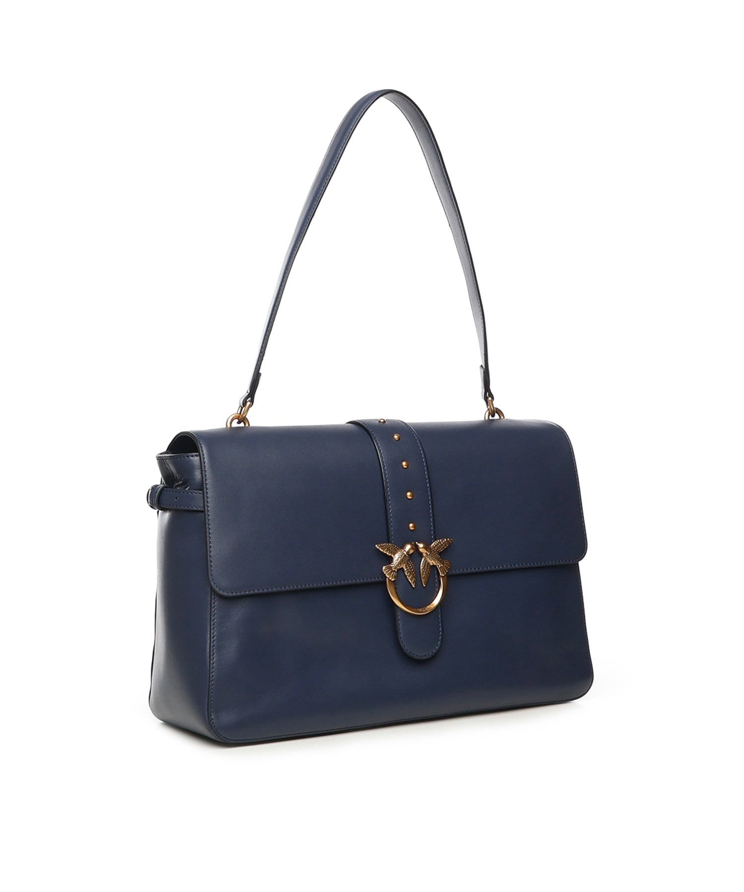 Borsa a spalla maxi Love Bag Slouchy in pelle 105067 A0QOG08Q PINKO 