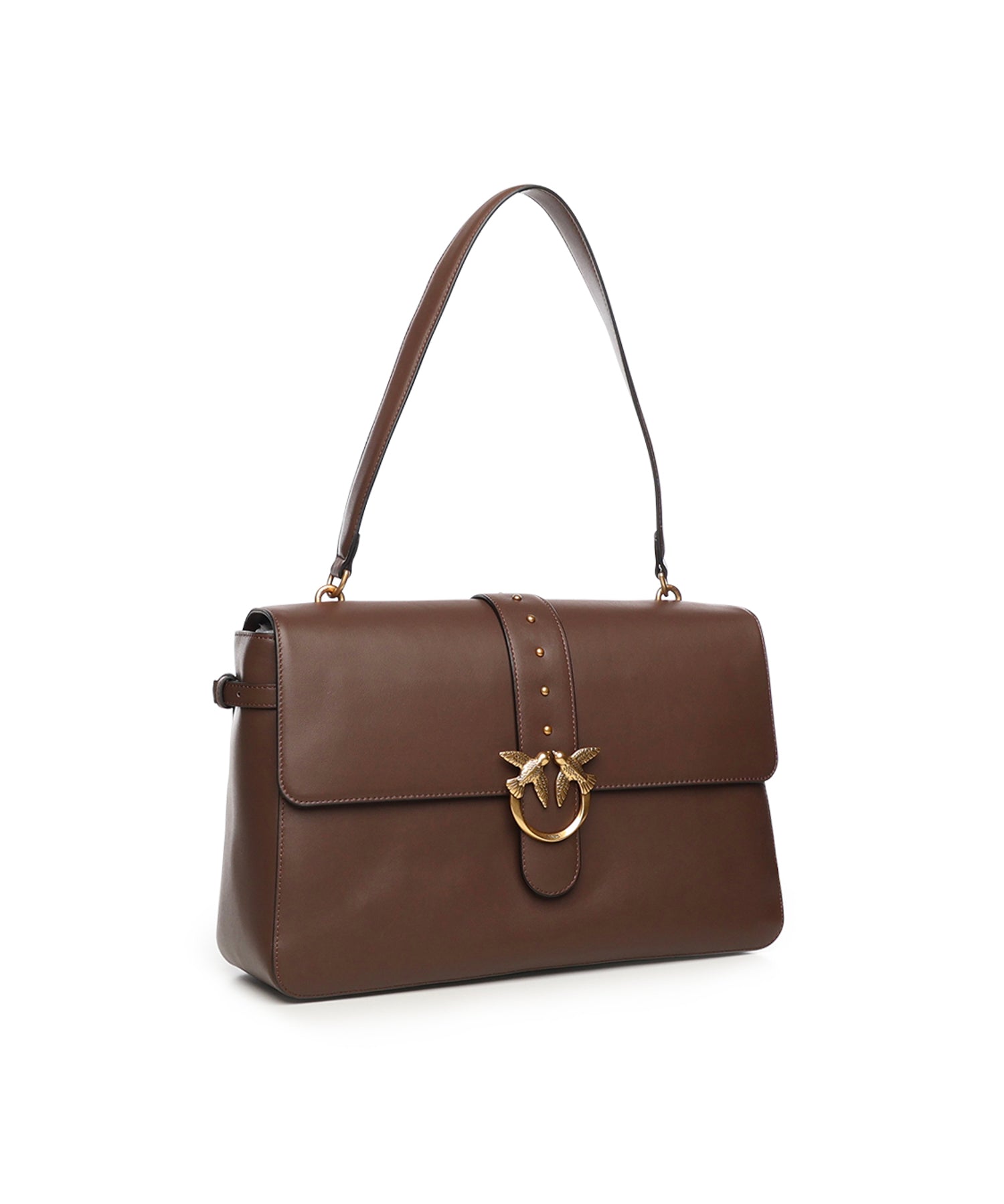 Borsa a spalla maxi Love Bag Slouchy in pelle 105067 A0QOL74Q PINKO 