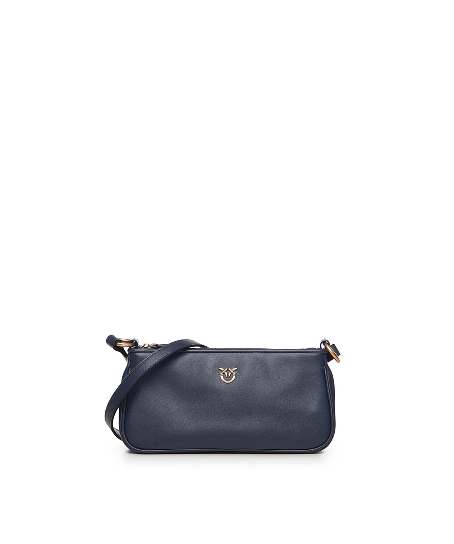 Borsa a tracolla Mini Half Moon Horizontal in pelle 105069 A0QOG08Q PINKO 