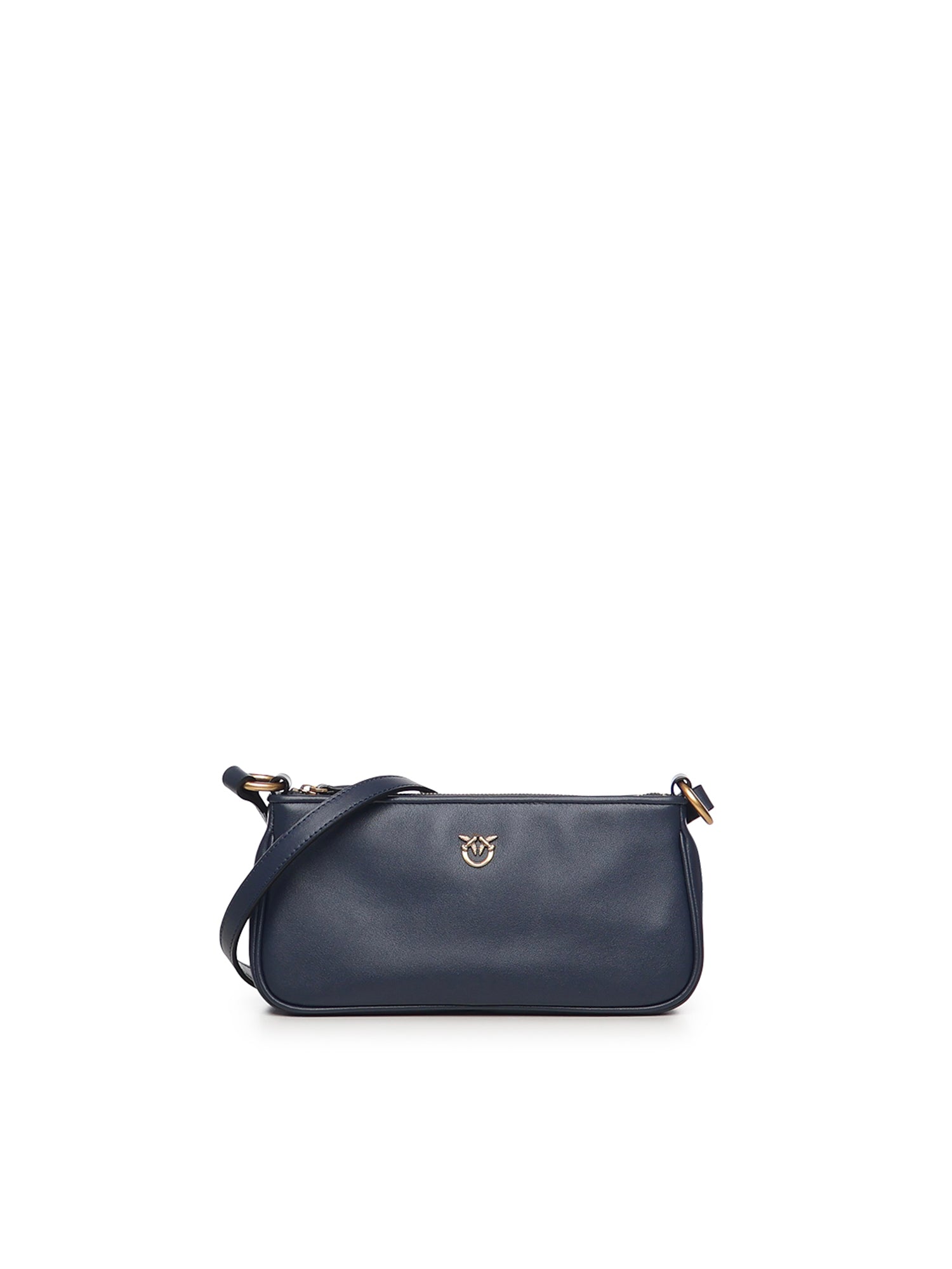 Borsa a tracolla Mini Half Moon Horizontal in pelle 105069 A0QOG08Q PINKO 