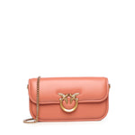 Borsa a tracolla piccola Love Box Horizontal in nappa<BR/> 105083 A26LL21Q PINKO 