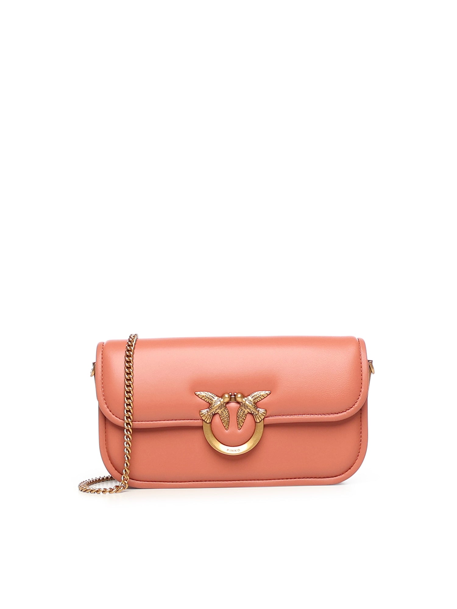 Borsa a tracolla piccola Love Box Horizontal in nappa<BR/> 105083 A26LL21Q PINKO 