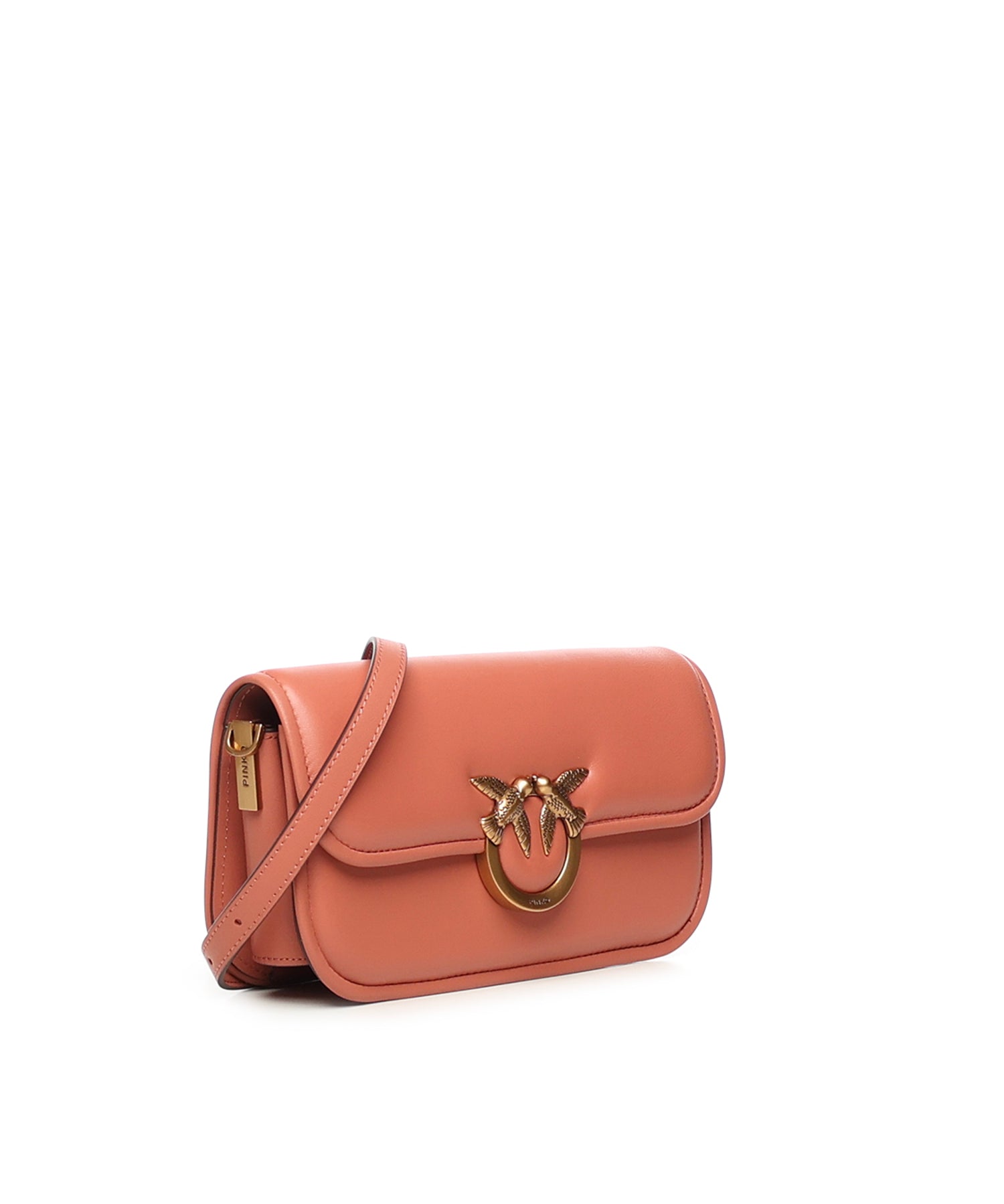 Borsa a tracolla piccola Love Box Horizontal in nappa<BR/> 105083 A26LL21Q PINKO 