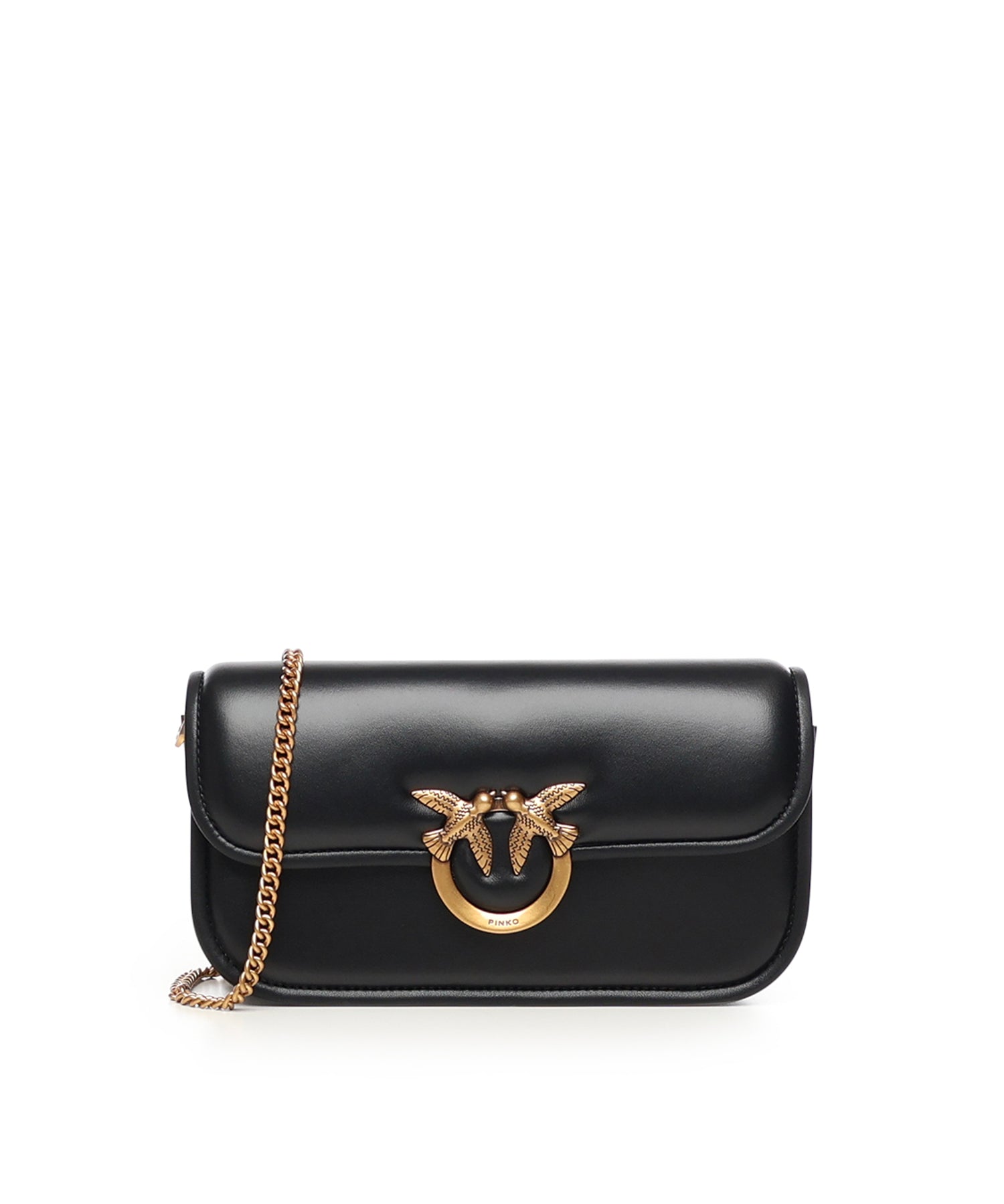 Borsa a tracolla piccola Love Box Horizontal in nappa 105083 A26LZ99Q PINKO 