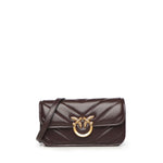 Borsa Love Box Horizontal in pelle chevron 105083 A2W2LA7Q PINKO 
