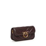 Borsa Love Box Horizontal in pelle chevron 105083 A2W2LA7Q PINKO 