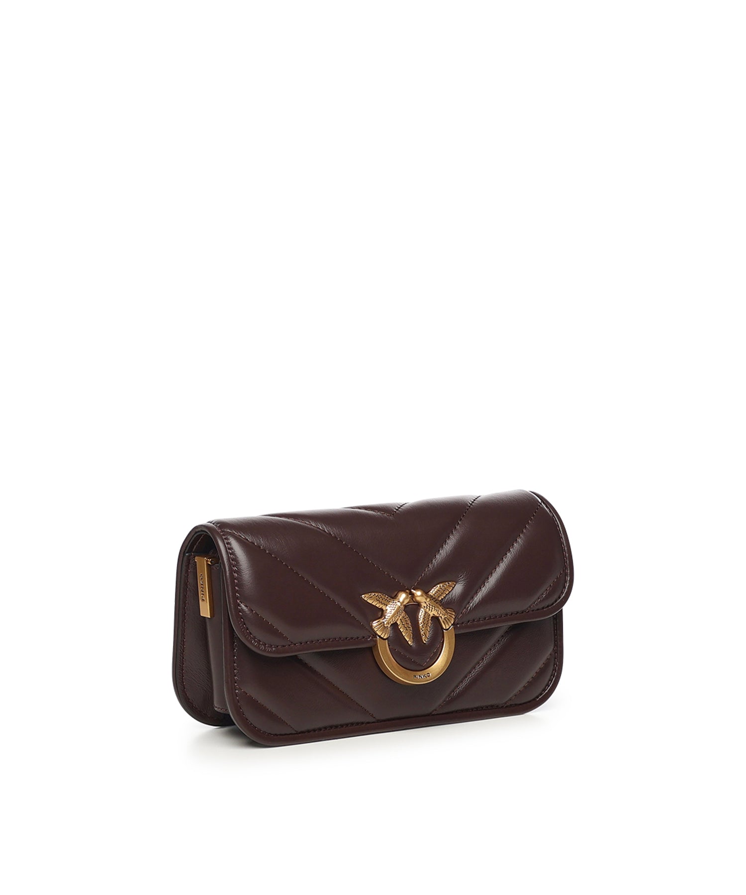 Borsa Love Box Horizontal in pelle chevron 105083 A2W2LA7Q PINKO 