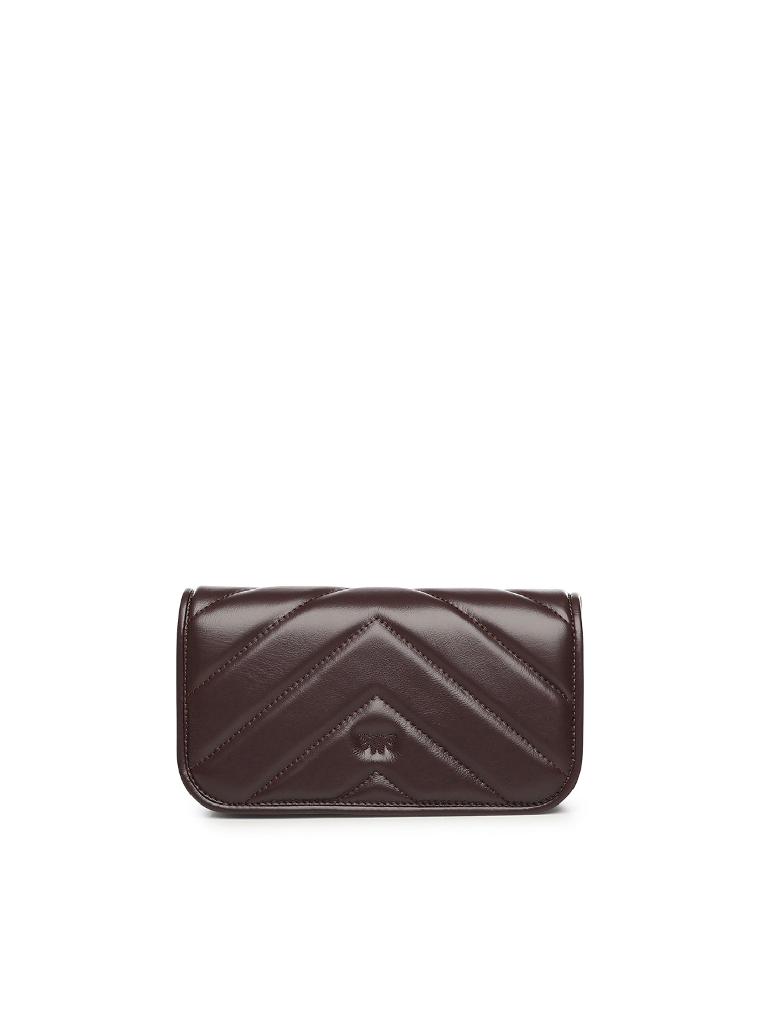 Borsa Love Box Horizontal in pelle chevron 105083 A2W2LA7Q PINKO 