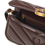 Borsa Love Box Horizontal in pelle chevron 105083 A2W2LA7Q PINKO 