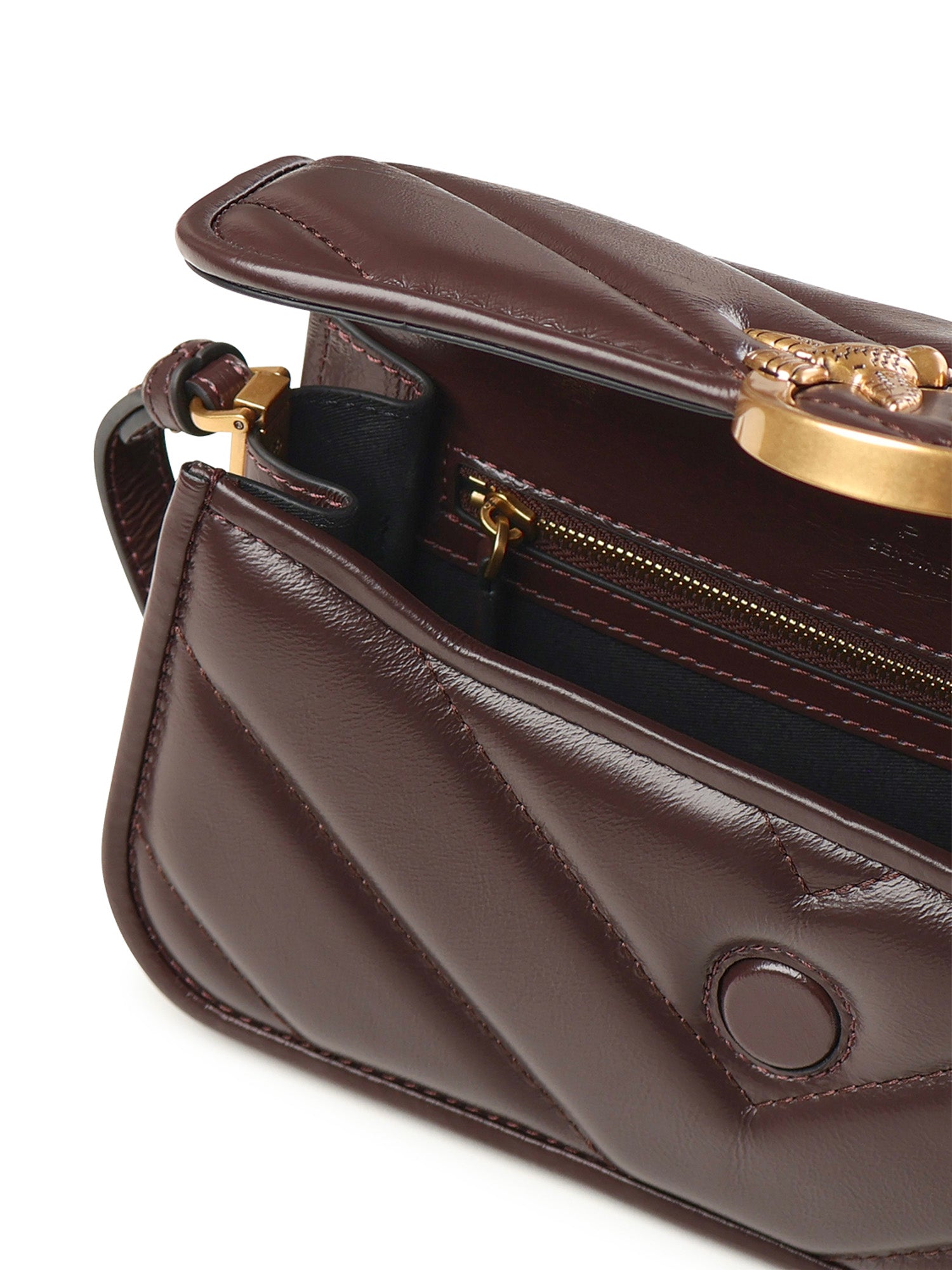 Borsa Love Box Horizontal in pelle chevron 105083 A2W2LA7Q PINKO 