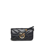 Borsa Love Box Horizontal in pelle chevron 105083 A2W2Z99Q PINKO 
