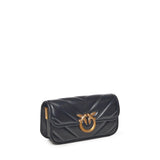 Borsa Love Box Horizontal in pelle chevron 105083 A2W2Z99Q PINKO 