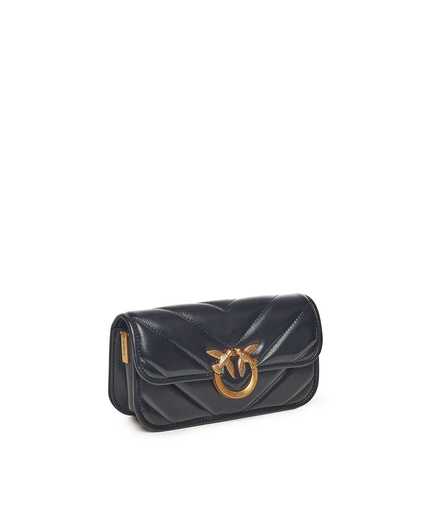 Borsa Love Box Horizontal in pelle chevron 105083 A2W2Z99Q PINKO 