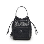 Borsa a mano piccola Cargo Bucket Bag in pelle 105112 A2JCZ99E PINKO 