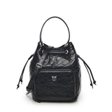 Borsa a mano piccola Cargo Bucket Bag in pelle 105112 A2JCZ99E PINKO 